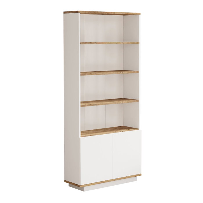 Hanah Home Estantería Fr16-Aw Pino Atlántico y Blanco